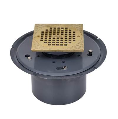 Oatey Adjustable Drain - 6 In. - 6 In. Strainer in Nickel