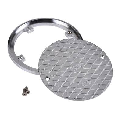 Oatey Cleanout Cover - 6" Round in Chrome with Ring