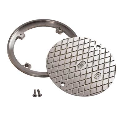 Oatey Cleanout Cover - 6" Round in Nickel Bronze with Ring