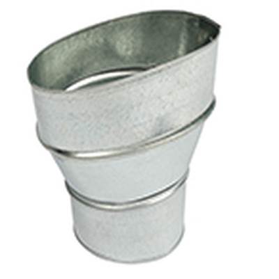 Panasonic WhisperValue Duct Adapter - 4" Oval to 3" Round