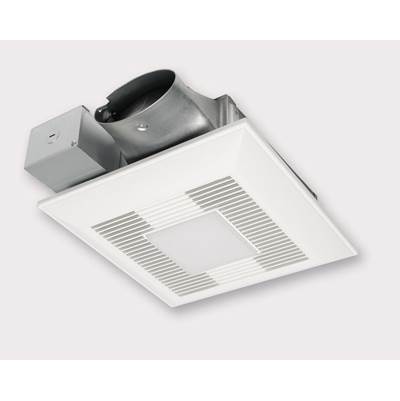 Panasonic WhisperValue DC Bathroom Exhaust Fan with Dimmable LED Light - 50-80-100 CFM