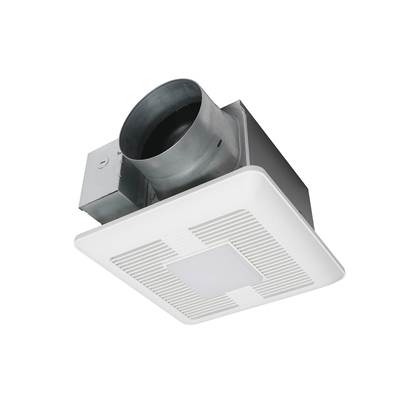 Panasonic WhisperCeiling DC Bathroom Exhaust Fan with Dimmable LED Light - 110-130-150 CFM