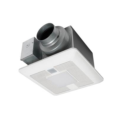 Panasonic WhisperSense DC Bathroom Exhaust Fan with LED Light, Motion and Humidity Sensors - 50-80-110 CFM