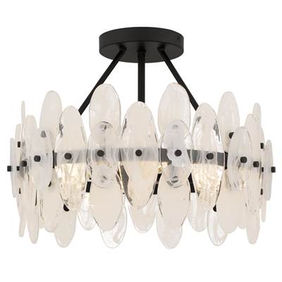 Quoizel Abigail 4-Light Semi-Flush in Matte Black