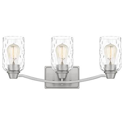 Quoizel Acacia 3-Light Vanity Light in Brushed Nickel