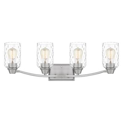 Quoizel Acacia 4-Light Vanity in Brushed Nickel