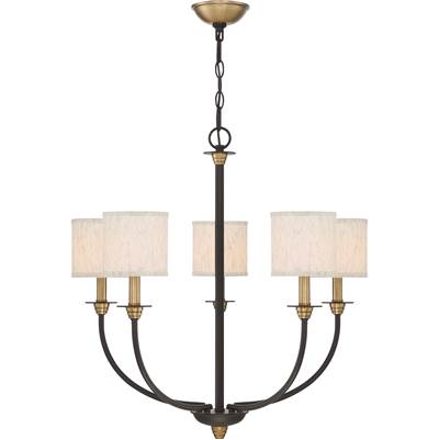 Quoizel Audley 5-Light Chandelier in Old Bronze