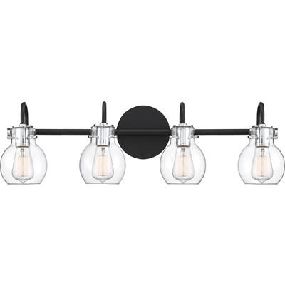 Quoizel Andrews 4-Light Vanity in Earth Black