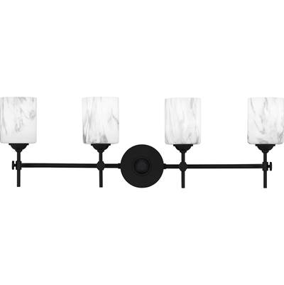 Quoizel Aria 4-Light Vanity in Matte Black