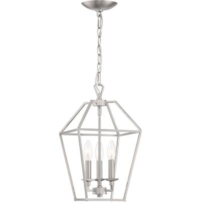 Quoizel Aviary Foyer - 3-Light in Brushed Nickel
