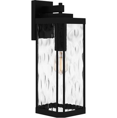 Quoizel Balchier 1-Light Outdoor Wall Lantern in Matte Black