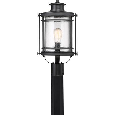 Quoizel Booker Post Light in Mystic Black