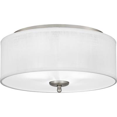 Quoizel Blanche Flush Mount Light - 3 Lights in Brushed Nickel