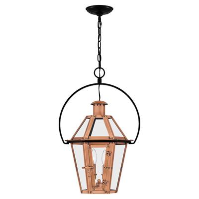 Quoizel Burdett Pendant - 2-Light in Aged Copper