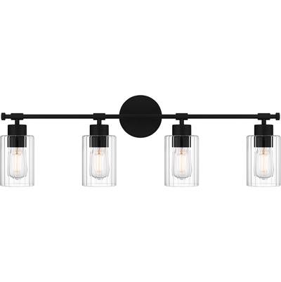 Quoizel Caputo 4-Light Vanity in Matte Black