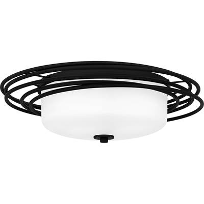 Quoizel Calliope Flush Mount Light - 2-Light in Matte Black