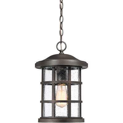 Quoizel Crusade Outdoor Hanging Lantern in Palladian Bronze