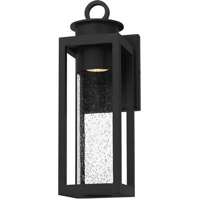 Quoizel Donegal 1-Light Wall Sconce in Matte Black