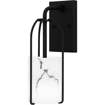 Quoizel Fairbanks Wall Sconce - 1-Light in Matte Black