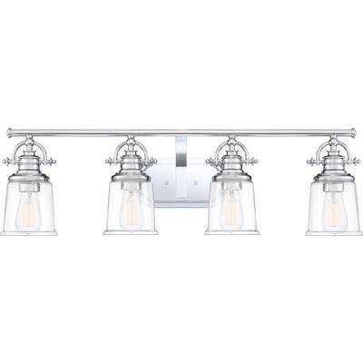 Quoizel Grant 4-Light Vanity in Polished Chrome