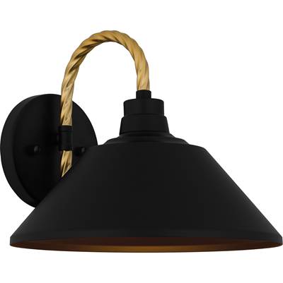 Quoizel Longshore 1-Light Lantern in Matte Black