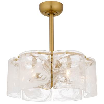 Quoizel Maisie Ceiling Fan - 6-Light in Brushed Gold