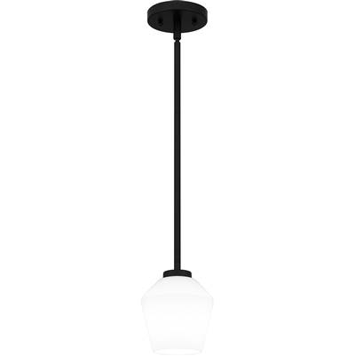 Quoizel Nielson Mini Pendant - 1-Light in Matte Black