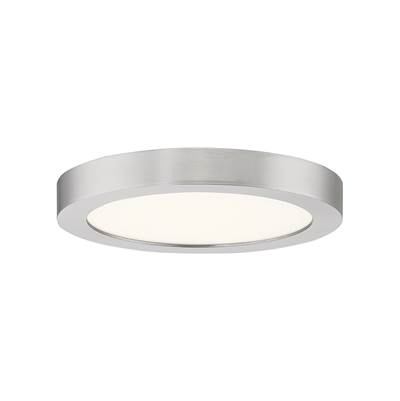 Quoizel Outskirts Flush Mount - 7.5" in Brushed Nickel