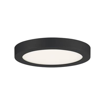 Quoizel Outskirts Flush Mount - 7.5" in Earth Black
