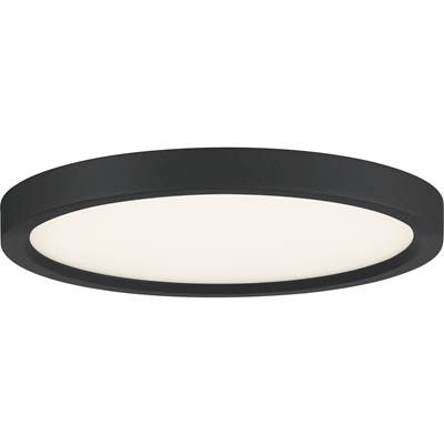 Quoizel Outskirts Flush Mount - 11" in Earth Black