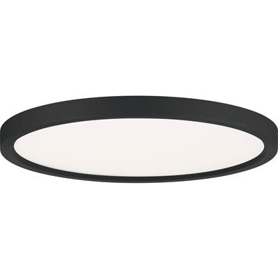 Quoizel Outskirts Flush Mount - 15" in Earth Black