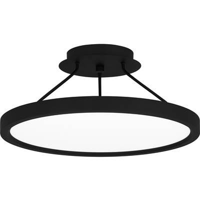 Quoizel Outskirts Semi-Flush - LED in Earth Black