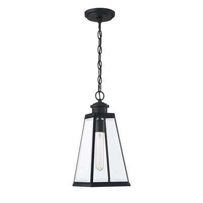 Quoizel Paxton 1-Light Hanging Lantern in Matte Black