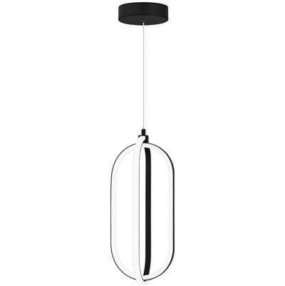 Quoizel Calista LED Mini Pendant in Matte Black