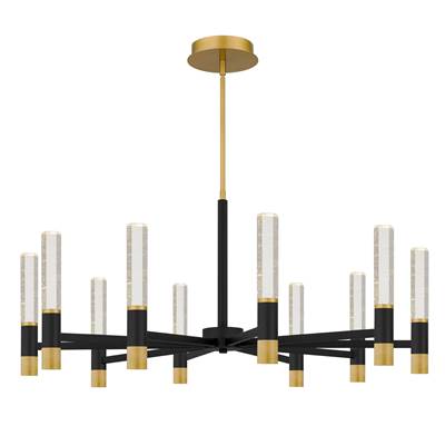 Quoizel Davies Integrated LED Mini Chandelier in Brushed Gold