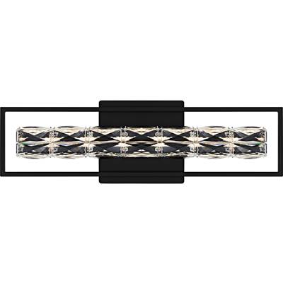 Quoizel Dazzle Bathroom Light in Matte Black