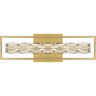 Quoizel Dazzle Bathroom Light in Satin Gold