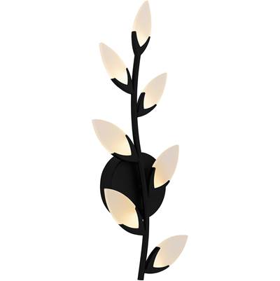 Quoizel Flores Wall Sconce - 1-Light LED in Matte Black