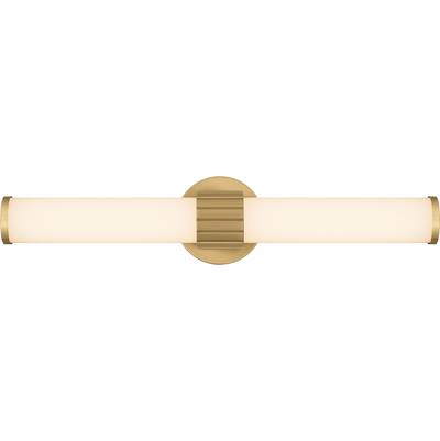 Quoizel Kaye Bathroom Light in Aged Brass