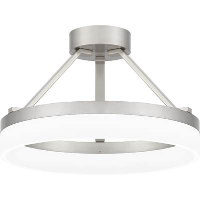 Quoizel Cohen Semi-Flush Mount - LED in Brushed Nickel