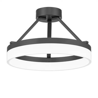 Quoizel Cohen Semi-Flush Mount - LED in Oil Rubbed Bronze