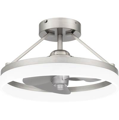Quoizel Cohen LED Ceiling Fan in Brushed Nickel