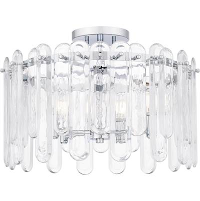 Quoizel Stiles 5-Light Semi-Flush Mount in Polished Chrome