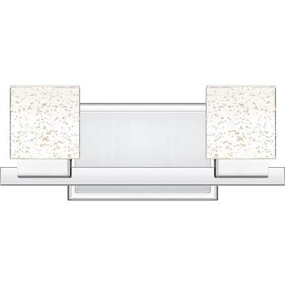 Quoizel Zola 2-Light LED Vanity Light in Polished Chrome