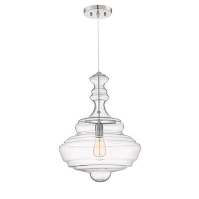 Quoizel Morocco Pendant - 16'' Diameter in Polished Chrome