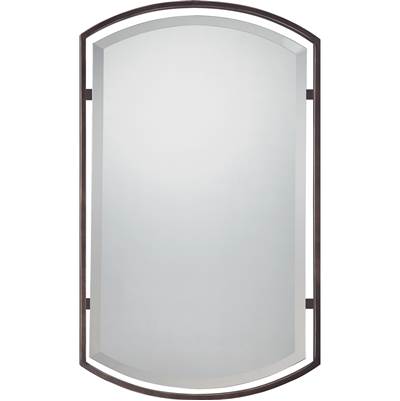 Quoizel Breckenridge Mirror - 35"H x 21"W in Polished Bronze