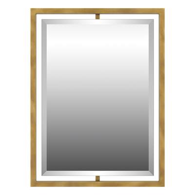 Quoizel Mirror in Weathered Brass