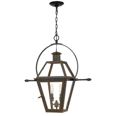 Quoizel Rue De Royal Pendant - 2-Light in Industrial Bronze