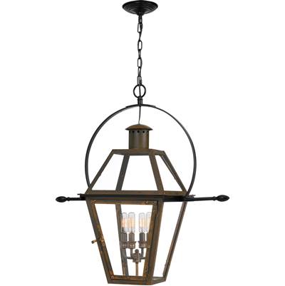 Quoizel Rue De Royal Pendant - 4-Light in Industrial Bronze