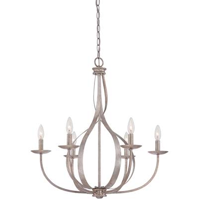 Quoizel Serenity 6-Light Chandelier in Italian Fresco